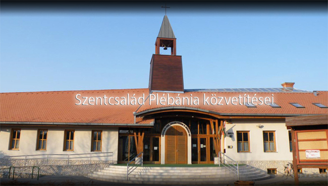 Élő közvetítések a Szentcsalád Plébánia eseményeiről