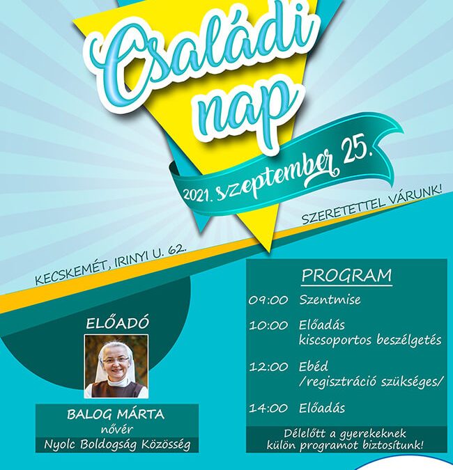 ÚJRA! – Családi nap a plébánián