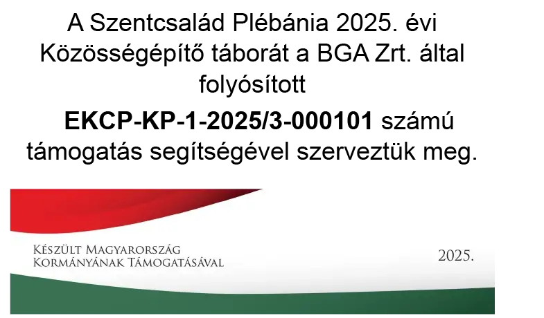 Közösségépítő tábor – 2025.